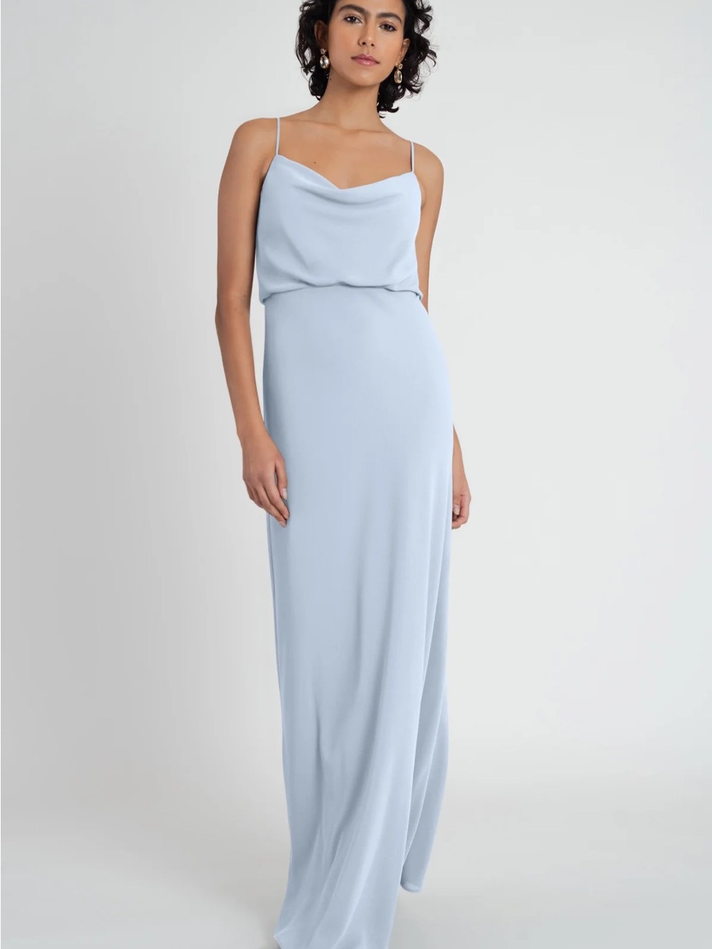Jenny Yoo Bianca Bridesmaids Dress in Whisper Blue